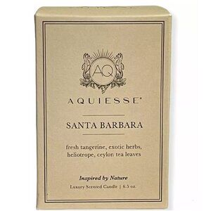 Aquiesse Luxury Scented Candle Santa Barbara Inspired by Nature, 6.5 oz